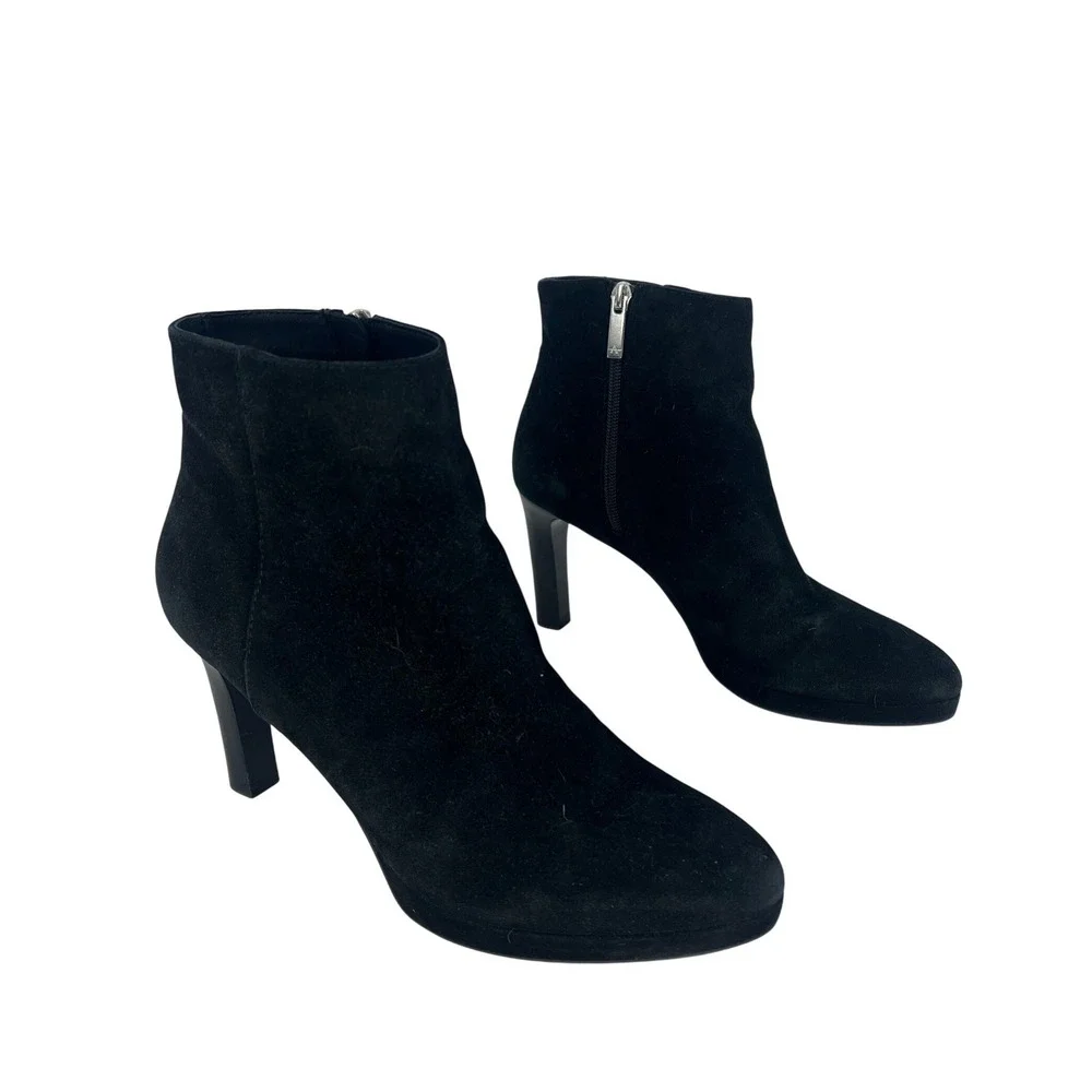 Aquatalia black suede